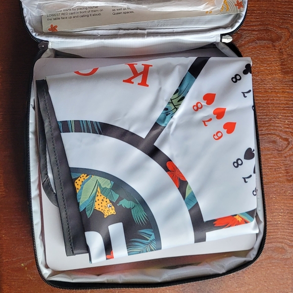 Lug Life Rummy Bag Set- Jungle Animals Retired Family Board Game Cards Chips Mat - Picture 9 of 15